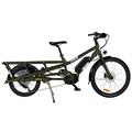 Yuba Spicy Curry Dual Transportsykkel Bosch Cargo Line elsykkel, Green