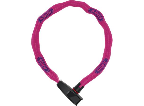 ABUS Sykkellås Catena 6806 75 cm, Nøkkel, Kjettinglås, Neon Pink 