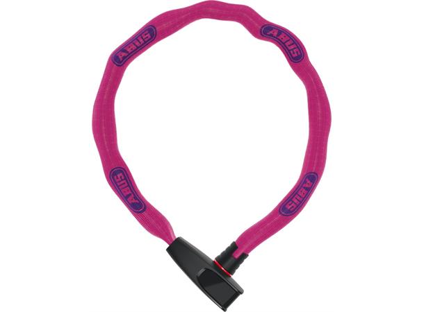 ABUS Sykkellås Catena 6806 75 cm, Nøkkel, Kjettinglås, Neon Pink