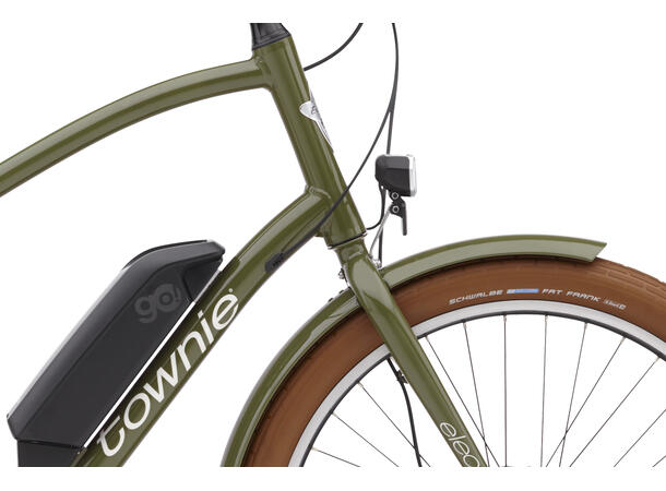 Electra Townie Go Elsykkel 5i, Bosch, SO, Olive 