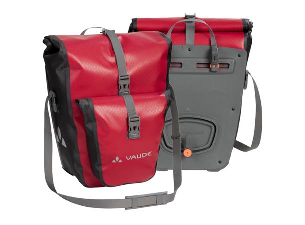 VAUDE Dobbel sykkelveske Aqua Back Plus 2 x 25,5 liter, Red