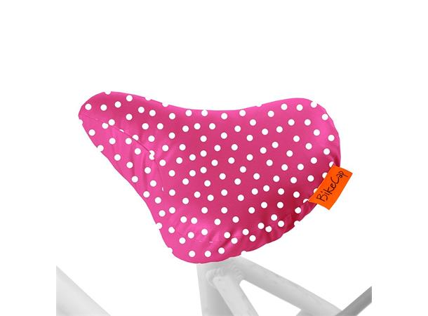 Bikecap setetrekk rosa polkadot 