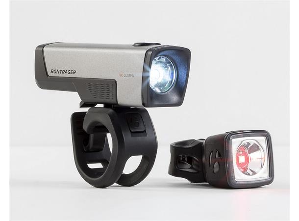 Bontrager Lykt Ion Comp R + Flare R City Sykkellys sett, 700 lumen 