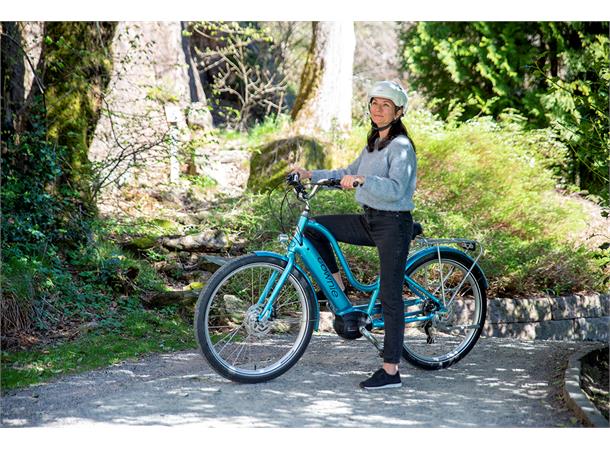 Electra Path Go Elsykkel 2021 mod, 10D, Bosch, Aqua Metallic 