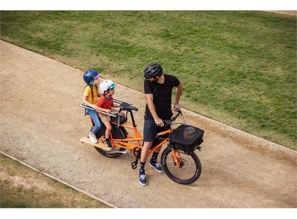Yuba Kombi E5 Transportsykkel Shimano E5000 elsykkel, Orange 