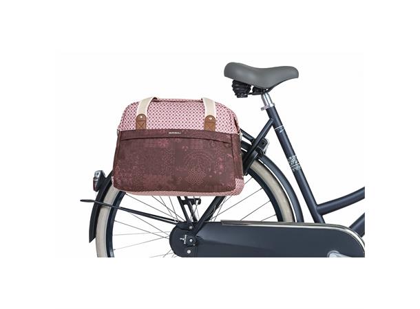 Basil Sykkelveske Boheme Carry All 18 liter, Fig Red 