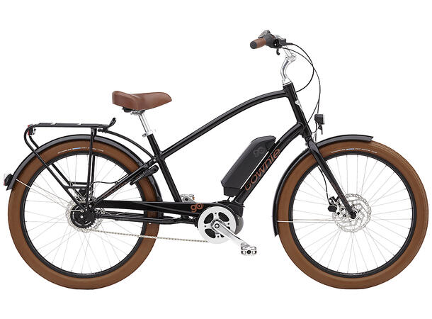 Electra Townie Go Elsykkel 5i, Bosch, SO, Ebony