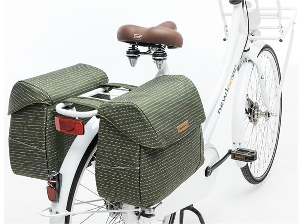 New Looxs Dobbel Sykkelveske Joli 2 x 18,5 liter, Nomi Green 