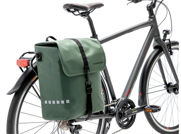 New Looxs Sykkelveske Odense 17,5 liter, Green 