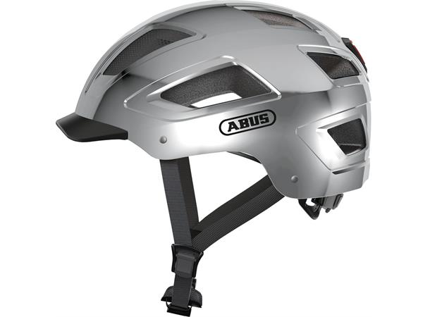 ABUS Sykkelhjelm Hyban Chrome Silver ABUS str: Medium (52 - 58 cm) 