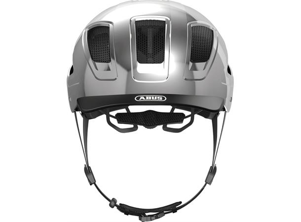 ABUS Sykkelhjelm Hyban Chrome Silver ABUS str: Medium (52 - 58 cm) 