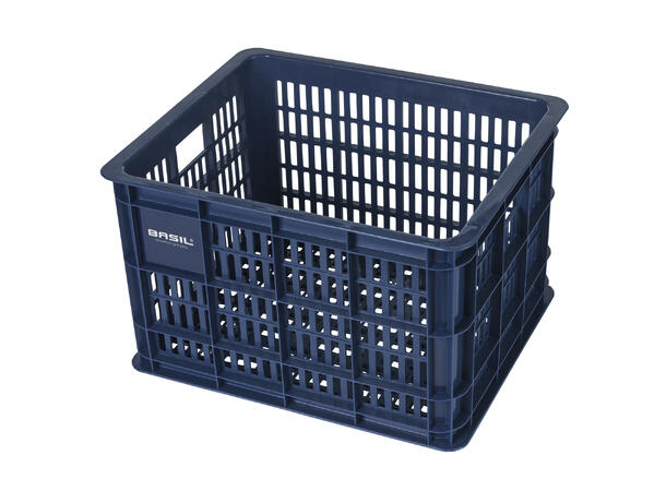 Basil Sykkelkurv Kasse MIK Medium 29,5 liter, Bluestone 