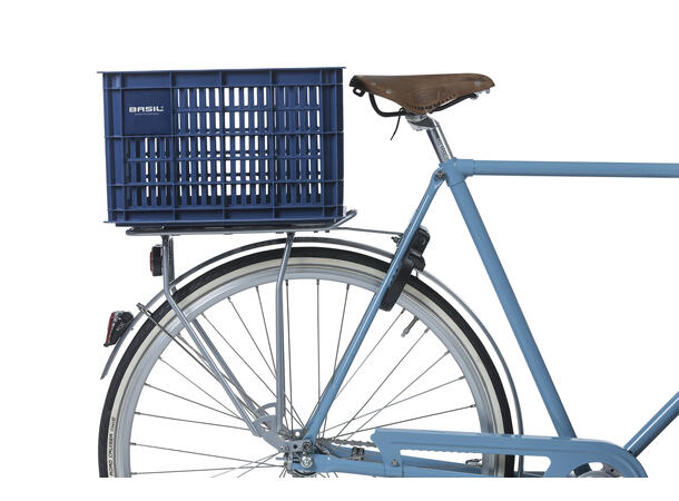 Basil Sykkelkurv Kasse MIK Medium 29,5 liter, Bluestone 