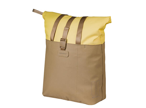 Basil Sykkelveske Vive Shopper 15-20 liter, Sand/Yellow 
