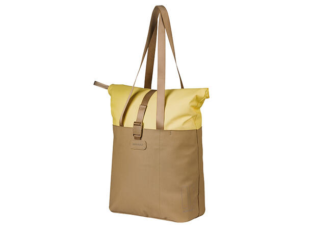 Basil Sykkelveske Vive Shopper 15-20 liter, Sand/Yellow 