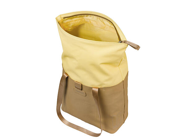Basil Sykkelveske Vive Shopper 15-20 liter, Sand/Yellow 