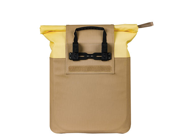 Basil Sykkelveske Vive Shopper 15-20 liter, Sand/Yellow 