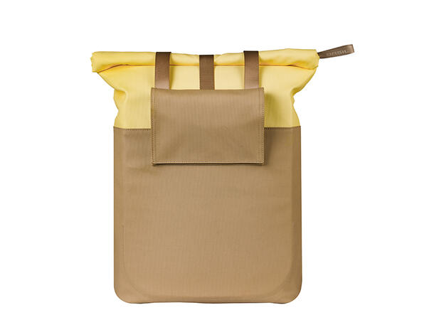Basil Sykkelveske Vive Shopper 15-20 liter, Sand/Yellow 