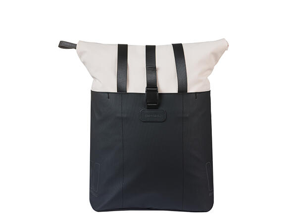 Basil Sykkelveske Vive Shopper 15-20 liter, Off-White/Black 