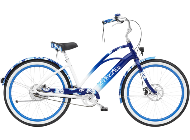Electra Cruiser Go Elsykkel 1 gir, Hyena, ST, Shibori Indigo Fade 