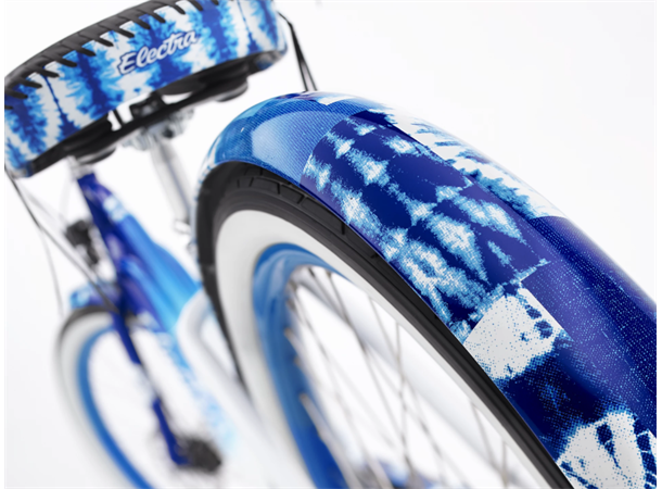 Electra Cruiser Go Elsykkel 1 gir, Hyena, ST, Shibori Indigo Fade 