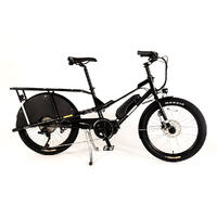 Yuba Kombi E6 Transportsykkel Shimano E6100 elsykkel, Black