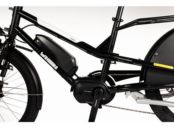 Yuba Kombi E6 Transportsykkel Shimano E6100 elsykkel, Black 
