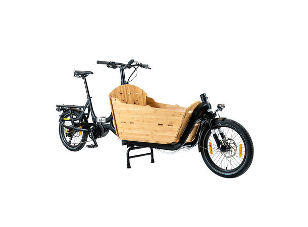 Yuba Supercargo CL Transportsykkel Bosch Cargo Line elsykkel, Black 