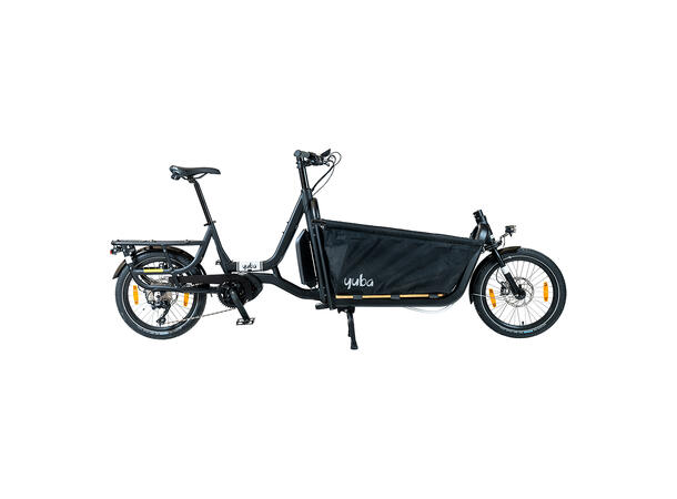 Yuba Supercargo CL Transportsykkel Bosch Cargo Line elsykkel, Black 