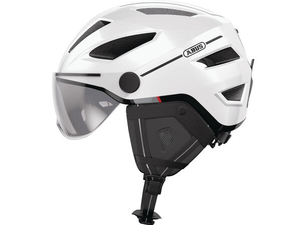 ABUS Sykkelhjelm Pedelec ACE Pearl White ABUS str: Large (57 - 61 cm) 