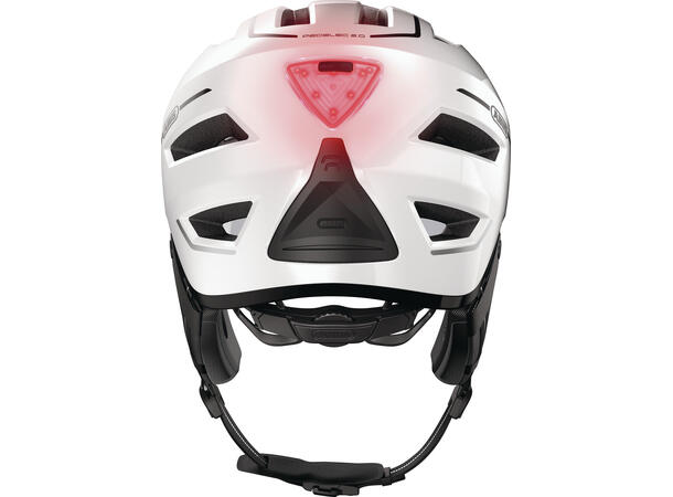 ABUS Sykkelhjelm Pedelec ACE Pearl White ABUS str: Large (57 - 61 cm) 