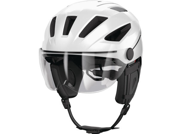 ABUS Sykkelhjelm Pedelec ACE Pearl White ABUS str: Large (57 - 61 cm) 