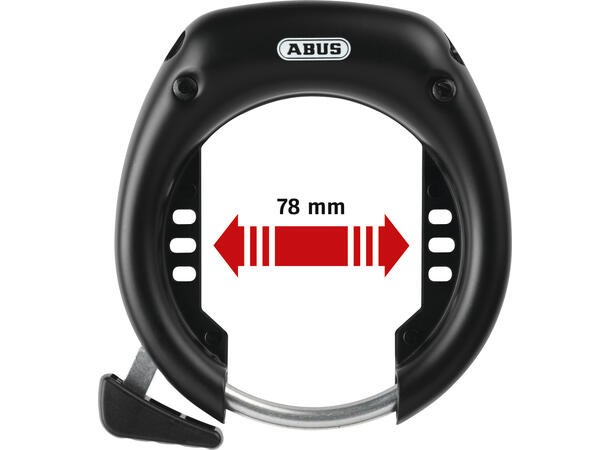 ABUS Sykkellås 5750L NR Plus-sylinder DT2, OneKey, Rammelås 