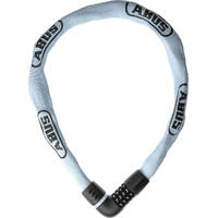 ABUS Sykkellås Tresor 6807C 110 cm, Kode, Kjettinglås, Light Blue