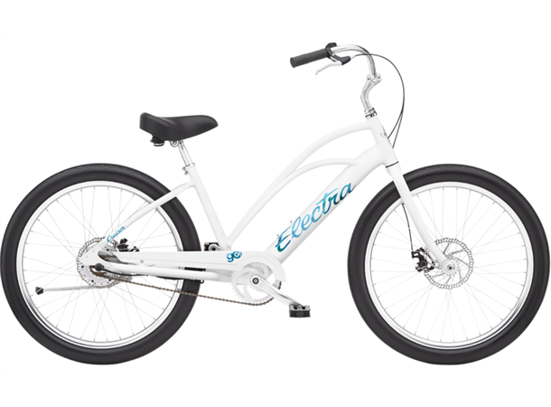 Electra Cruiser Go Elsykkel 1 gir, Hyena, ST, White