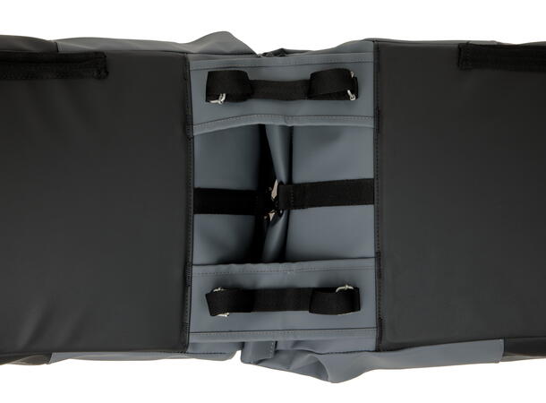New Looxs Dobbel Sykkelveske Nyborg 17 x 2 liter, Dark Grey Black 