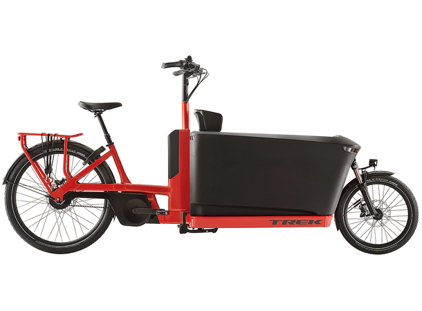 Trek Fetch+ 4 Transportsykkel Bosch Cargo Smart elsykkel, Lava