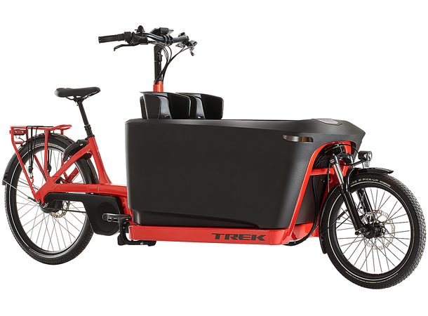 Trek Fetch+ 4 Transportsykkel Bosch Cargo Smart elsykkel, Lava