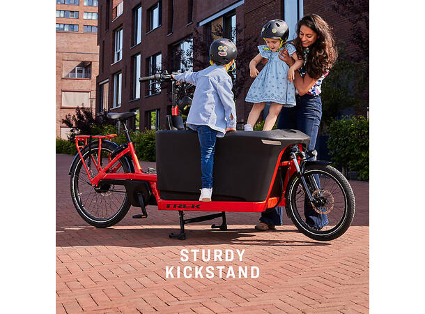 Trek Fetch+ 4 Transportsykkel Bosch Cargo Smart elsykkel, Lava