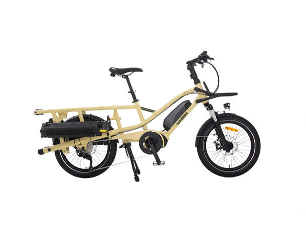 Yuba Fastrack Transportsykkel Shimano E7000 elsykkel, Latte 