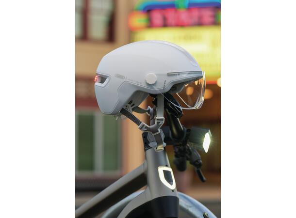 ABUS Sykkelhjelm Hud-Y ACE Pure White 