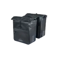 Basil Dobbel Sykkelveske Urban Dry Neo 46-52 liter, MIK, Black