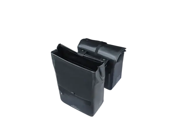 Basil Dobbel Sykkelveske Urban Dry Neo 46-52 liter, MIK, Black 