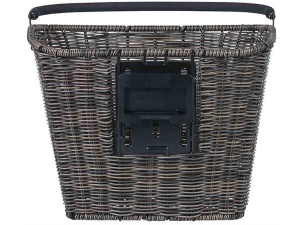 Basil Sykkelkurv Bremen Rattan Look Brown 