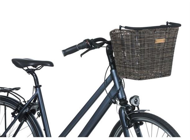 Basil Sykkelkurv Bremen Rattan Look Brown 