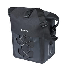 Basil Sykkelveske Navigator Waterproof 12-15 liter, Medium, Black