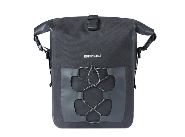 Basil Sykkelveske Navigator Waterproof 12-15 liter, Medium, Black 