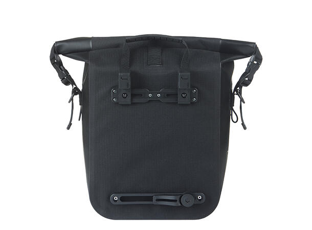 Basil Sykkelveske Navigator Waterproof 12-15 liter, Medium, Black 