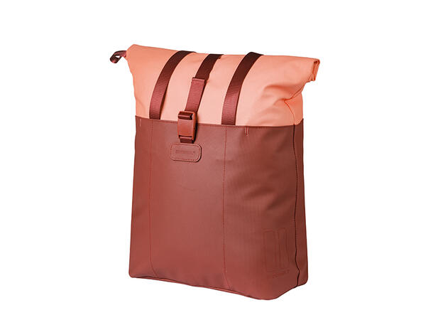 Basil Sykkelveske Vive Shopper 15-20 liter, Burgundy/Pink 