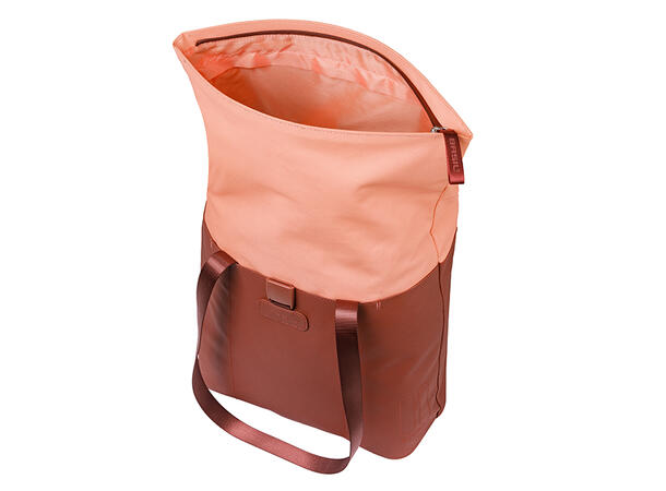 Basil Sykkelveske Vive Shopper 15-20 liter, Burgundy/Pink 